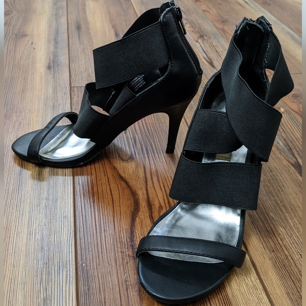 Strappy heels - used Sz. 6